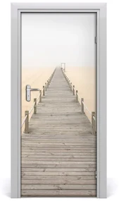 Naklejka fototapeta na drzwi Ścieżka na plaży