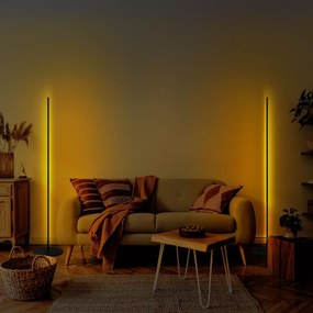 Czarna lampa stojąca LED (wysokość 153 cm) Only – Opviq lights