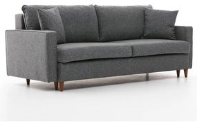 Ciemnoszara rozkładana sofa 210 cm Eva – Balcab Home