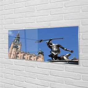Obraz na szkle Gdańsk Pomnik kościół