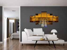 Obraz - Pałac Parlamentu, Bukareszt Rumunia (125x70 cm)