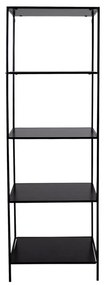 Czarny regał House Nordic Vita Shelf, 51x170 cm