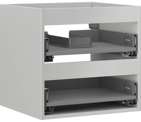 Mexen Box-A korpus szafki podumywalkowej 50 cm, 2 szuflady, szary mat - 91AX0-0500-470-2-62