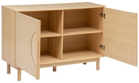 Komoda nowoczesna ARDEN, japandi, 119 x 40 x 80 cm