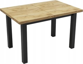 Stół prostokątny rozkładany 80x120/160 Craft + nogi drewniane