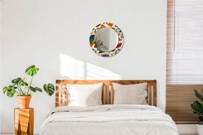 Lustro dekoracyjne okrągłe Styl pop art