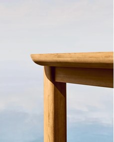 Stół ogrodowy z litego drewna tekowego 102x220 cm Icaro – Kave Home