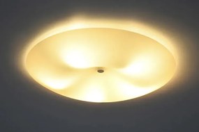 Biały nowoczesny szklany plafon 63 cm - EXX211-Nosco