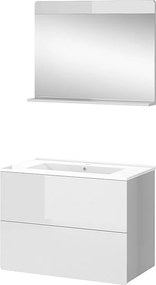 Zestaw mebli łazienkowych biały 80x46x59.3 izan