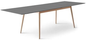 Antracytowo-naturalny rozkładany stół 100x210 cm Meza – Hammel Furniture