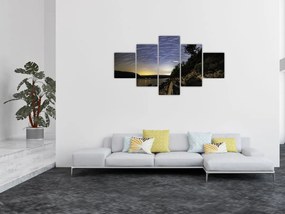 Obraz - niebo podczas zachodu słońca (125x70 cm)