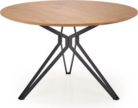 Okrągły stół do jadalni na metalowych nogach Pixel 2 Halmar