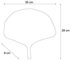 Orientalna Kinkiet / Lampa scienna mosiężny - LoukaKolonialny Oswietlenie wewnetrzne