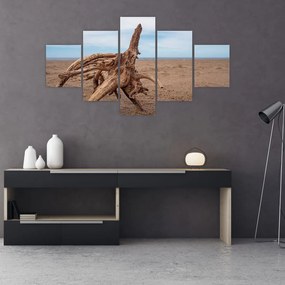 Obraz - Zmyte przez morze (125x70 cm)