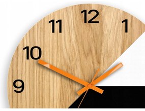 Zegar na ścianę nowoczesny efektowny okrągły cichy do kuchni salonu pokoju