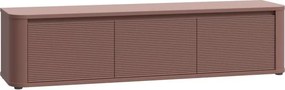 Trzydrzwiowa szafka RTV Breathtaker 170 cm, kolor terakota