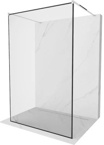 Mexen Kioto ścianka prysznicowa wolnostojąca 150 x 200 cm, czarny wzór 8 mm, chrom - 800-150-002-01-70
