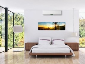Obraz wschodu słońca (170x50 cm)