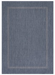 Dywan zewnętrzny Relax ramka granatowy 240 cm x 340 cm