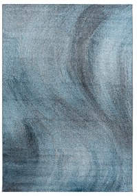 Dywan nowoczesny Ottawa fale niebiesko-szare 80 cm x 150 cm