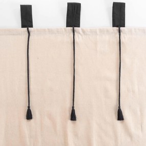 Zasłona na szelkach FILINE, polibawełna, 140 x 240 cm