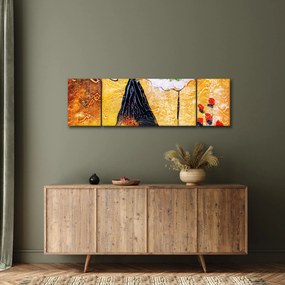 Obraz - Tańczące baletnice, obraz olejny (170x50 cm)