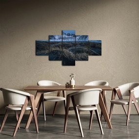 Obraz z widokiem na islandzkie szczyty (125x70 cm)