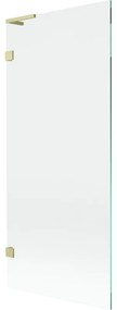 Mexen Lunar L parawan nawannowy 1-skrzydłowy 80 x 150 cm, transparent, złoty szczotkowany - 897L-080-000-55-00