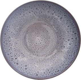 Fioletowy głęboki ceramiczny talerz ø 20,5 cm Glaze – Orion