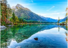 Obraz na szkle - Jezioro Hintersee (70x50 cm)