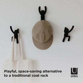 Ścienne plastikowe haczyki zestaw 3 szt. Buddy – Umbra