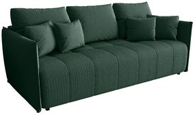 Ciemnozielona sofa rozkładana z funkcją spania F4-N23