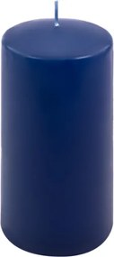 Świece dekoracyjne niebieskie 2 sztuki 15x7,5 cm parafina