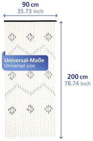 Bambusowa zasłona na drzwi w naturalnym kolorze 90x200 cm – Maximex