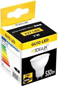 Żarówka LED z neutralnym światłem z gwintem GU10, 7 W – Sollux