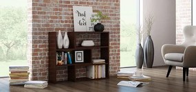 Niski regał na książki wenge H3-D67