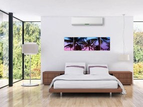 Obraz - Palmy w Miami (170x50 cm)