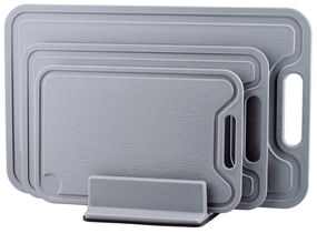 Komplet trzech desek do krojenia na stojaku