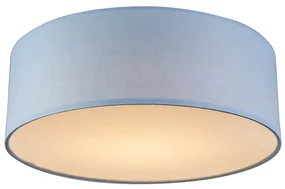 Lampa sufitowa niebieska 30 cm w tym LED - Drum LED Nowoczesny Oswietlenie wewnetrzne