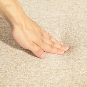 HOMCOM Sofa 2-osobowa z grubą tapicerką, do 360 kg, 179 x 80 x 89 cm, Beżowa