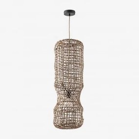 Lampa Sufitowa Wisząca Do Użytku Zewnętrznego Aleida Miel - Czarna & Ø25 Cm - ↑75 Cm Aleida - Sklum