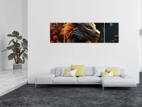 Obraz - Smok (170x50 cm)