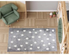 Szary dywan dziecięcy odpowiedni do prania 80x120 cm Shining Stars – Vitaus