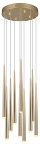 Lampa wisząca LED w kolorze złota ø 30 cm Cala – Trio Select