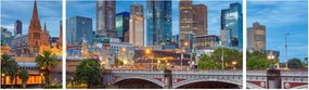 Obraz miasta Melbourne (170x50 cm)