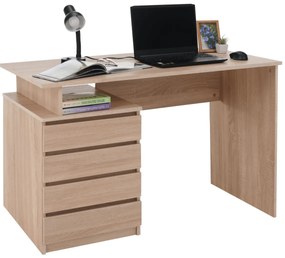 Biurko HANY NEW, dąb sonoma