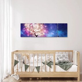 Obraz - Kosmiczne drzewo (170x50 cm)