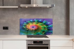 Panel szklany do Kuchni Modernistyczny Wzór Geometryczny