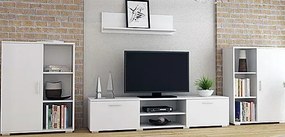 Zestaw mebli do salonu - Meblościanka biała Armo 3X