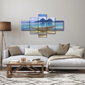 Obraz - Obraz hamaka na plaży 2 (125x70 cm)